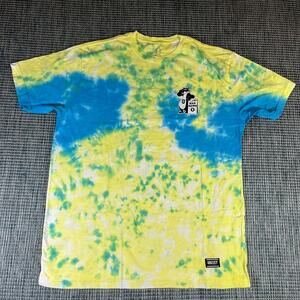 Grizzly Too Slow Tie dye Men’s Sz‎ 2XL New Skateboard  T shirt